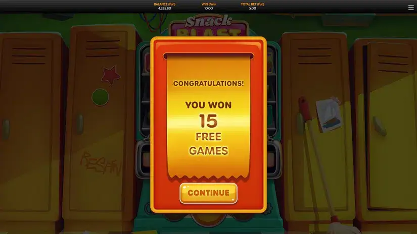 Snack Blast slot screenshot 4