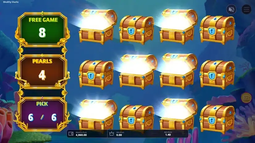 Wealthy Sharks slot screenshot 3