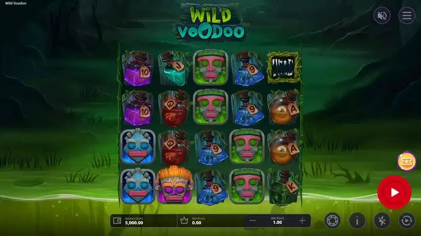 Wild Voodoo slot screenshot 1