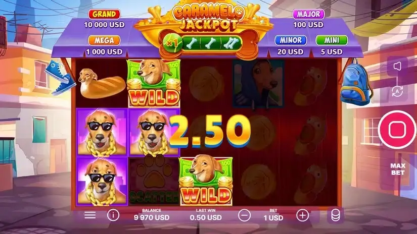 Caramelo Jackpot slot screenshot 4
