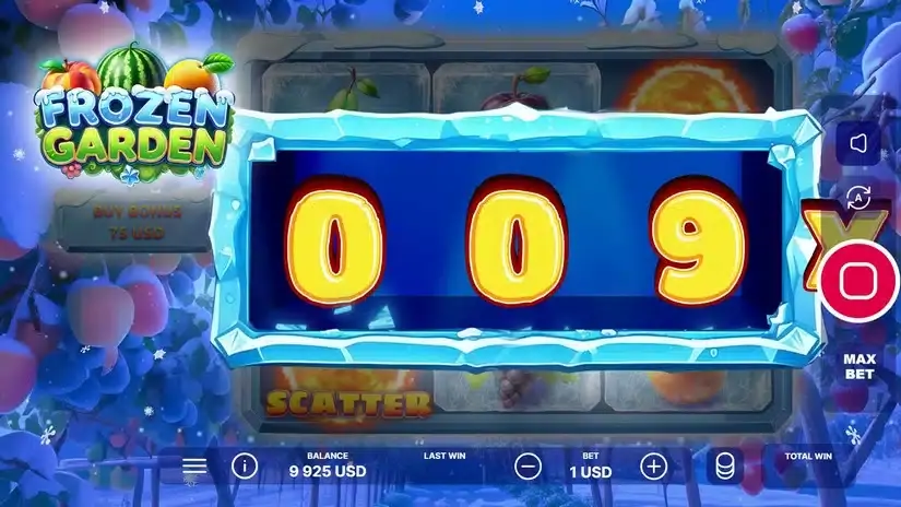 Frozen Garden slot screenshot 3