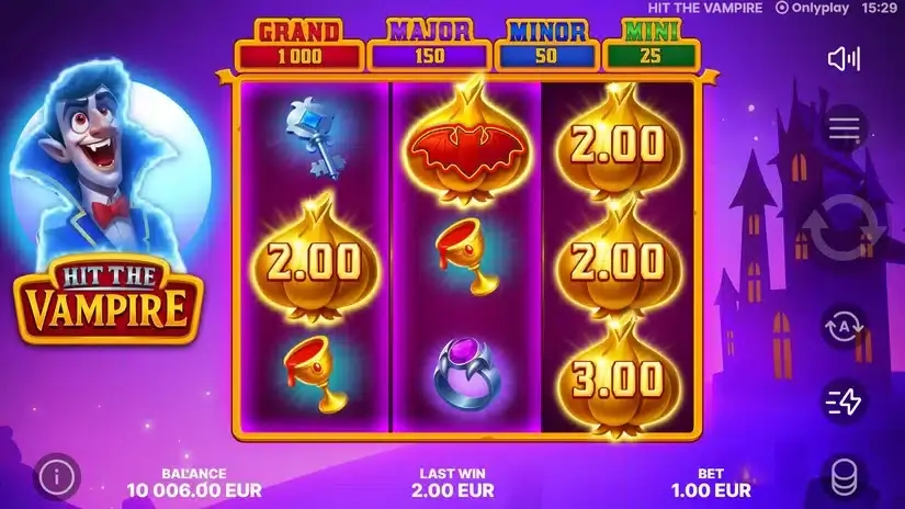 Hit the Vampire slot screenshot 4