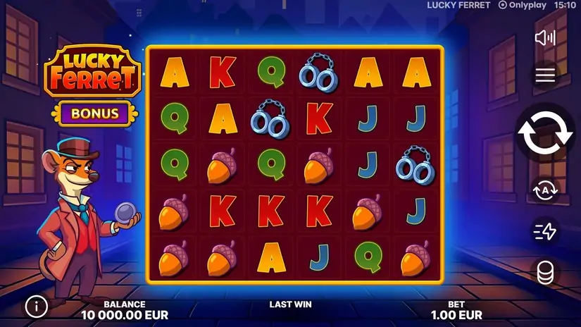 Lucky Ferret slot screenshot 1