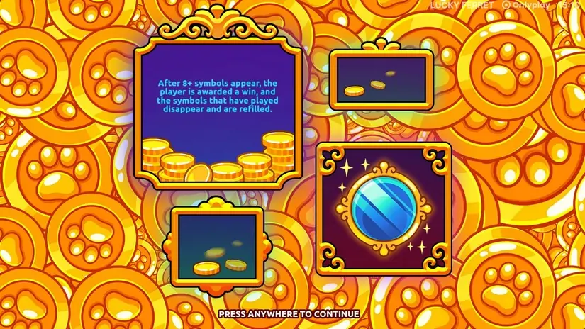 Lucky Ferret slot screenshot 3