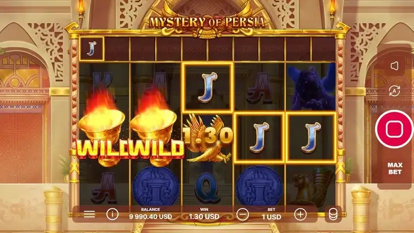 Mystery of Persia slot screenshot 3