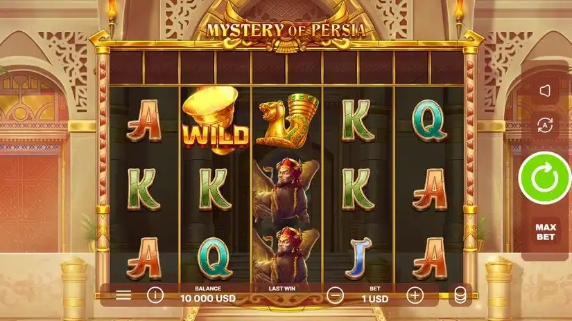 Mystery of Persia slot screenshot 1
