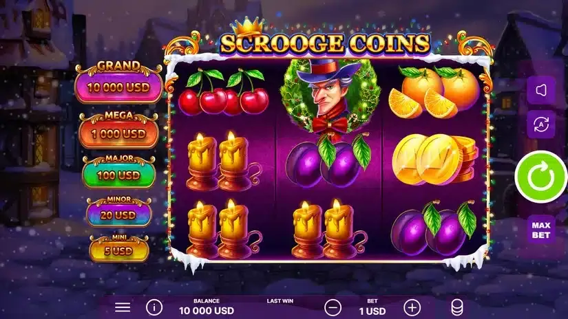 Scrooge Coins slot screenshot 1