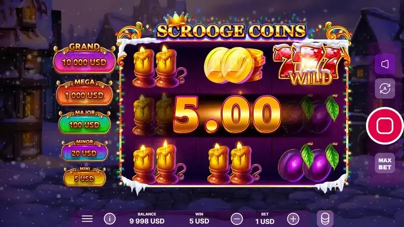Scrooge Coins slot screenshot 2