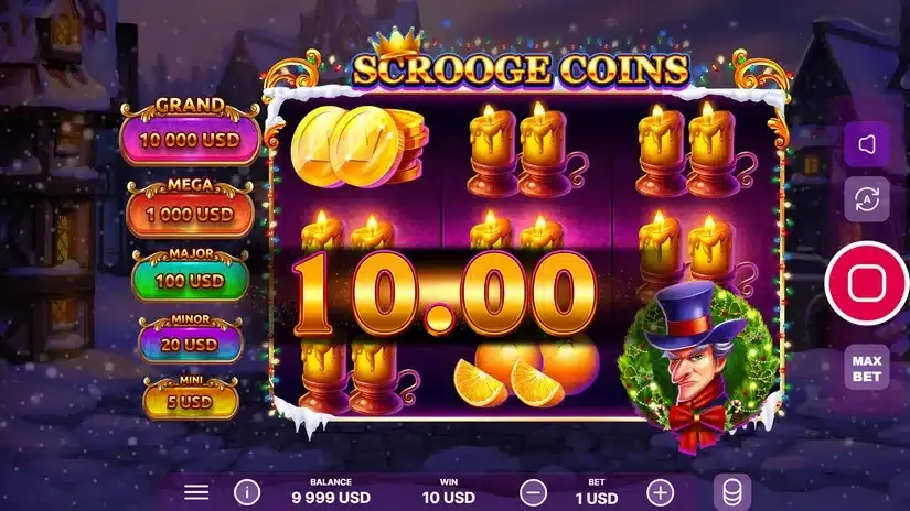 Scrooge Coins slot screenshot 3