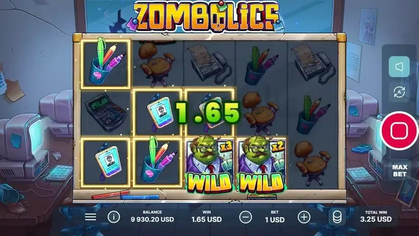 Zombolics slot screenshot 6