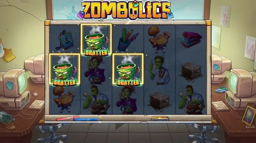 Zombolics slot screenshot 3