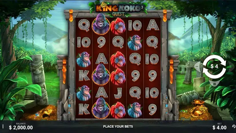 King Koko’s Quest slot screenshot 1