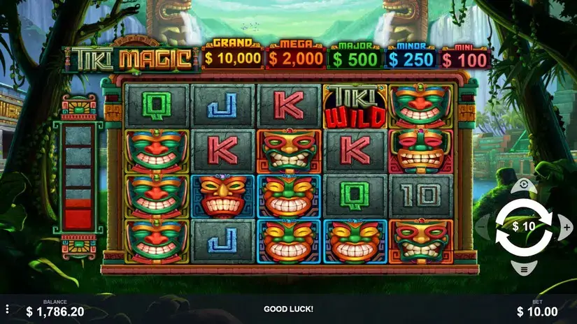 Tiki Magic slot screenshot 1
