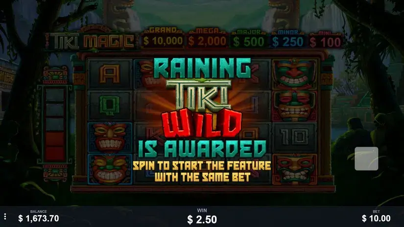 Tiki Magic slot screenshot 3