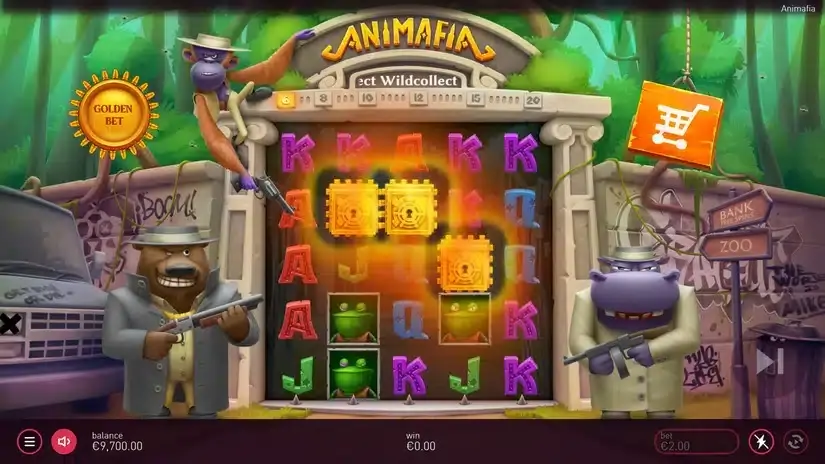 Animafia slot screenshot 2