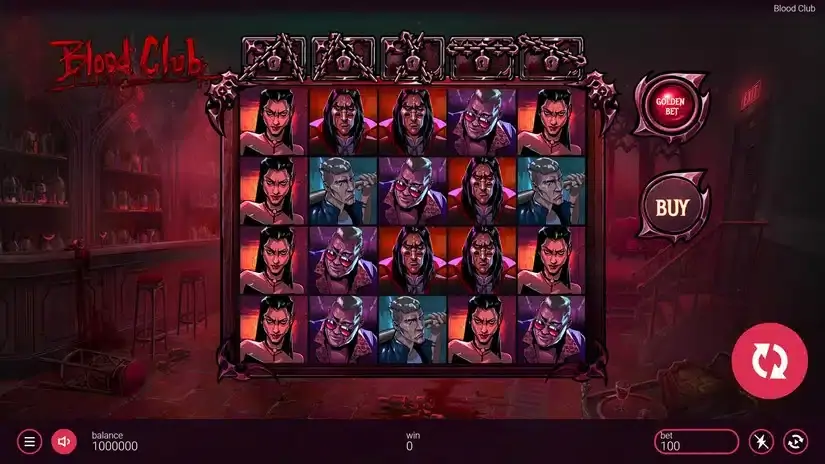 Blood Club slot screenshot 1