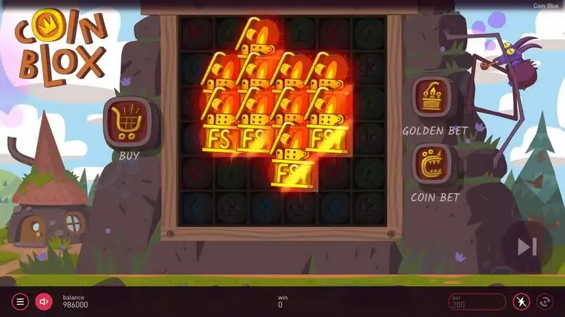 Coin Blox slot screenshot 2