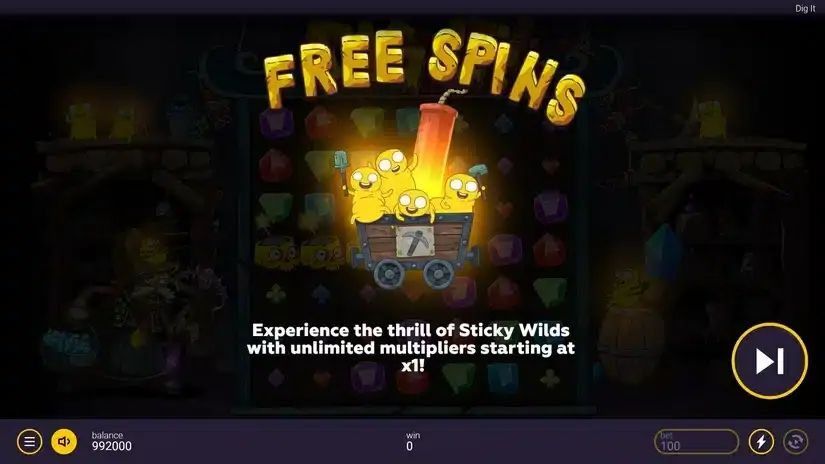 Dig It slot screenshot 3