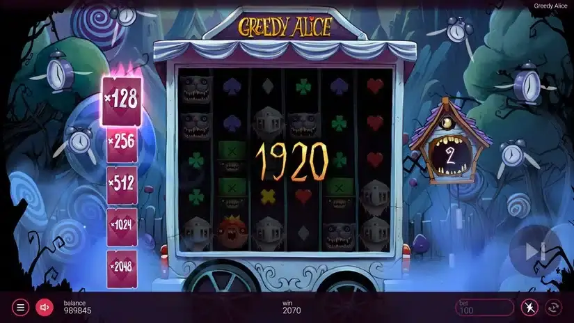 Greedy Alice slot screenshot 5