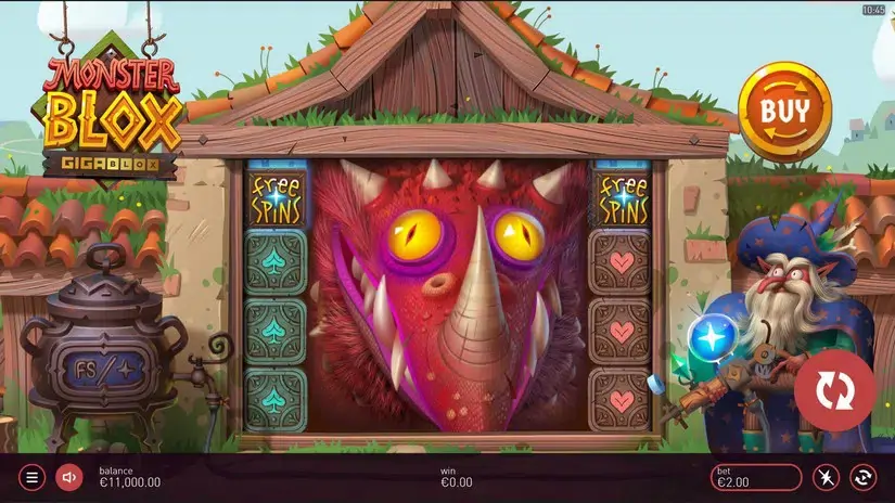 Monster Blox slot screenshot 1