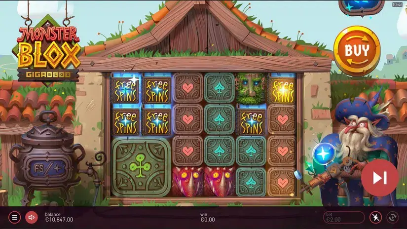 Monster Blox slot screenshot 4