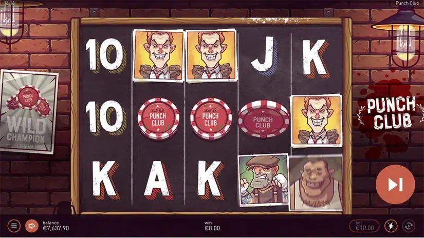 Punch Club slot screenshot 2