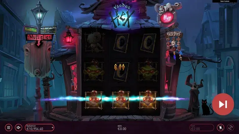 Voodoo Hex slot screenshot 3
