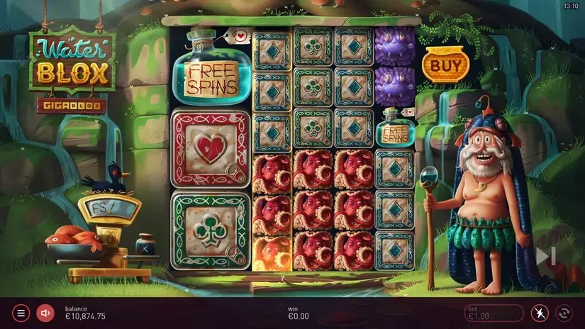 Waterblox Gigablox slot screenshot 3