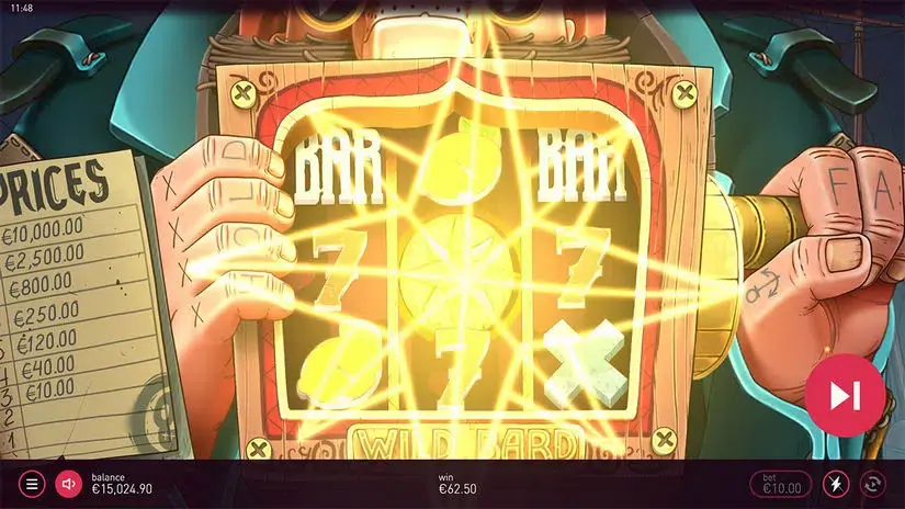 Wild Bard slot screenshot 4