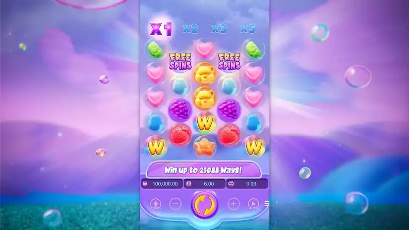 Fruity Candy slot screenshot 1