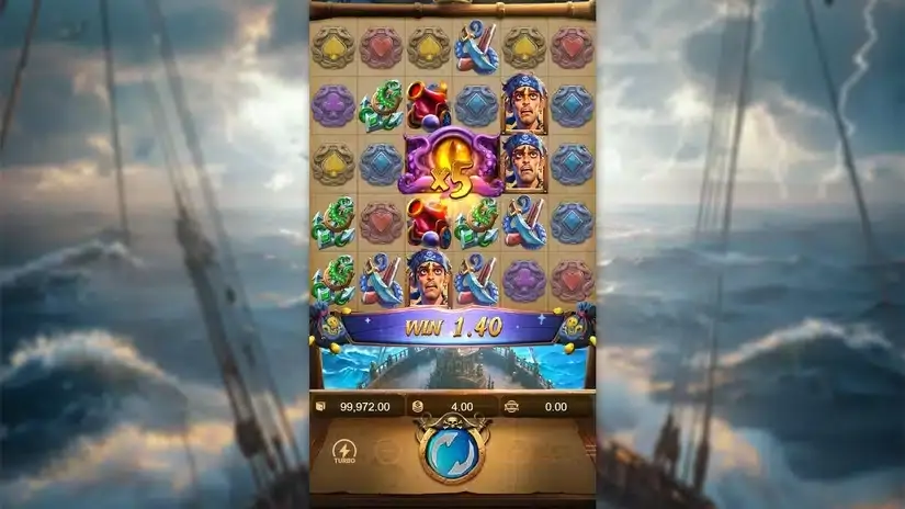 Kraken Gold Rush slot screenshot 4