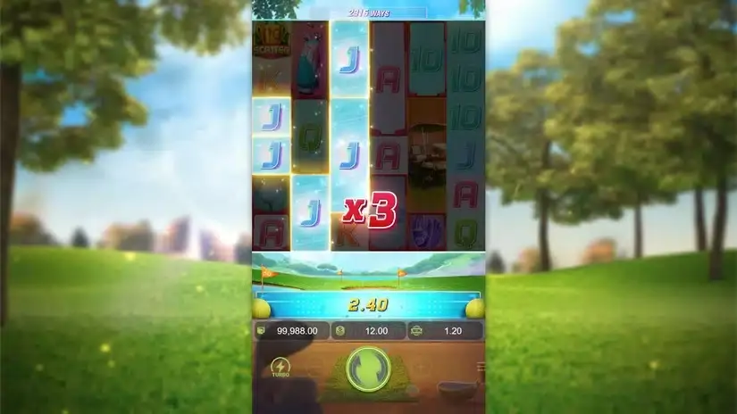Super Golf Drive slot screenshot 2
