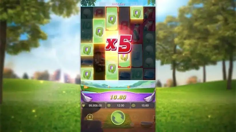 Super Golf Drive slot screenshot 5