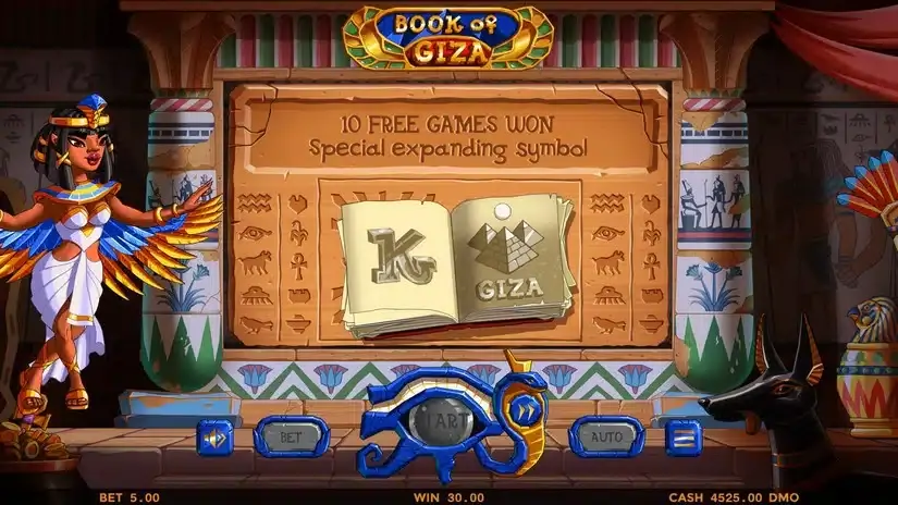 Book of Giza slot screenshot 3