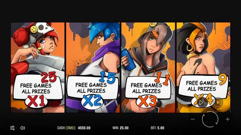 Four Queens slot screenshot 3