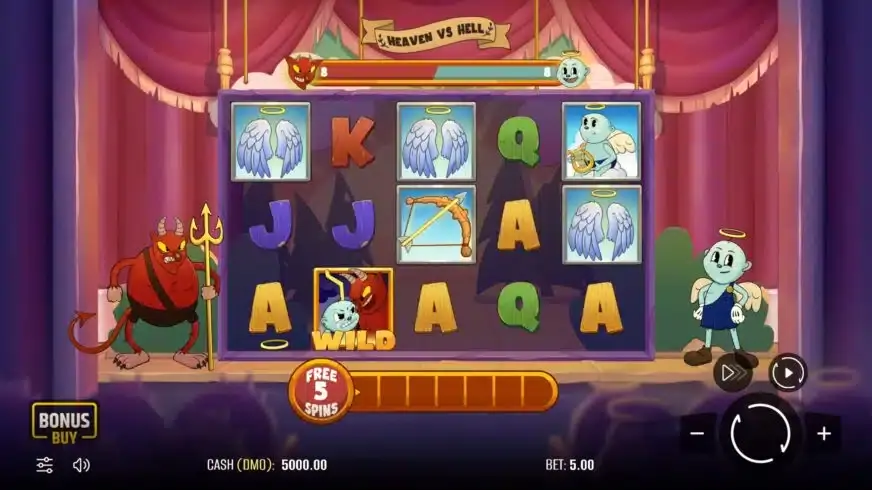 Heaven Vs Hell slot screenshot 1