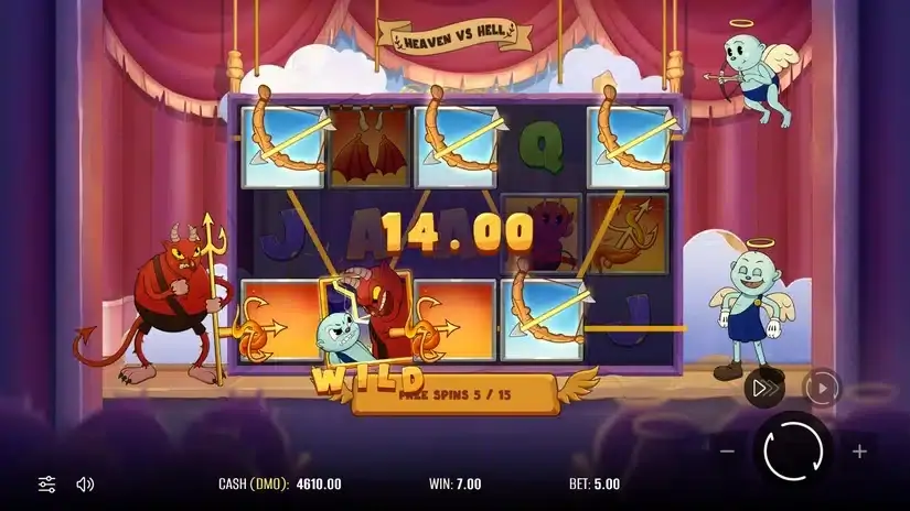 Heaven Vs Hell slot screenshot 3