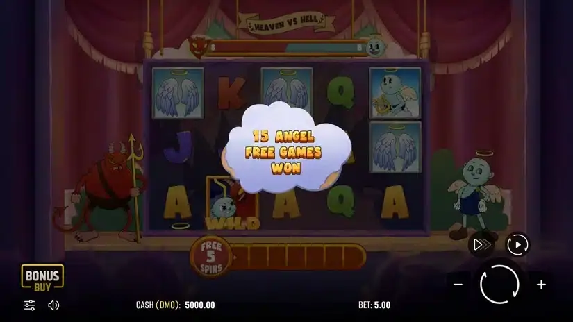 Heaven Vs Hell slot screenshot 2
