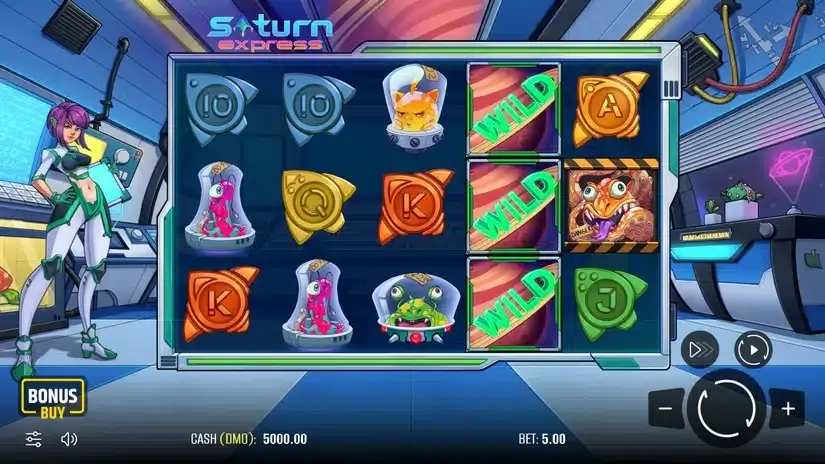Saturn Express slot screenshot 1