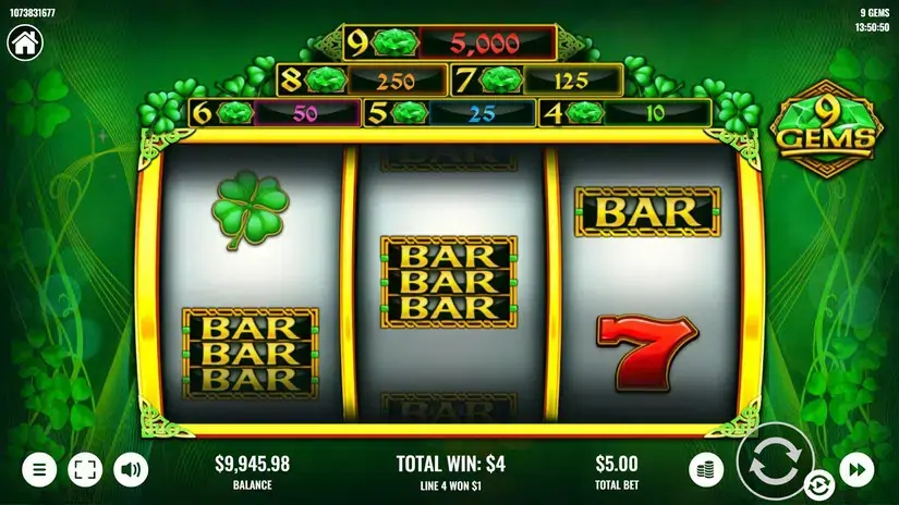 9 Gems slot screenshot 4
