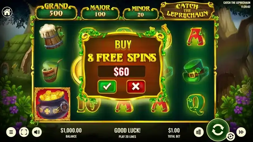 Catch The Leprechaun slot screenshot 2
