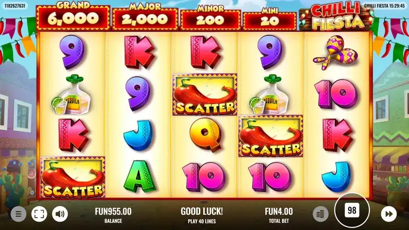 Chilli Fiesta slot screenshot 3