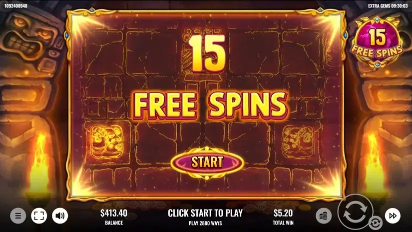 Extra Gems slot screenshot 5