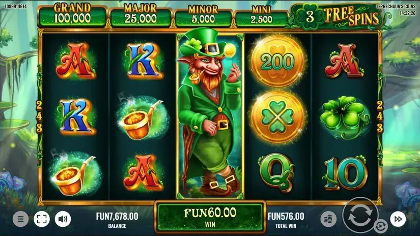 Leprechaun’s Coins slot screenshot 5