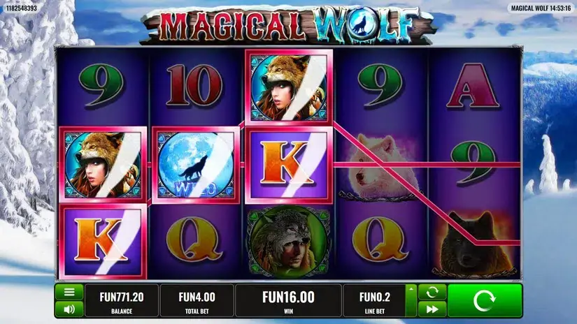 Magical Wolf slot screenshot 3