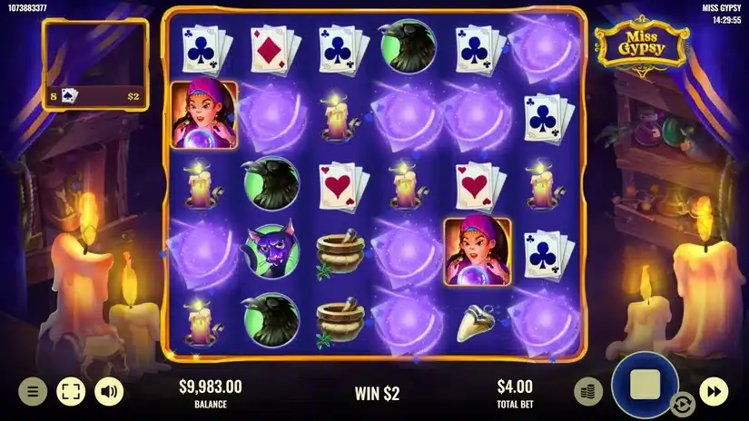 Miss Gypsy slot screenshot 4