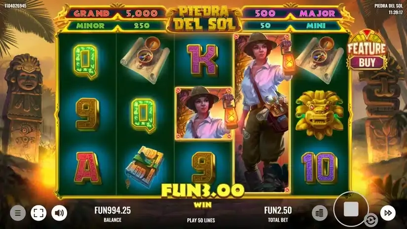 Piedra del Sol slot screenshot 2