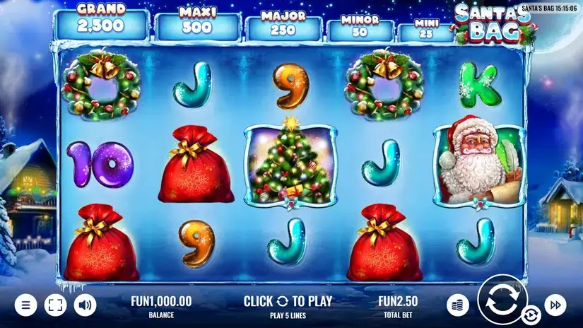 Santa’s Bag slot screenshot 1