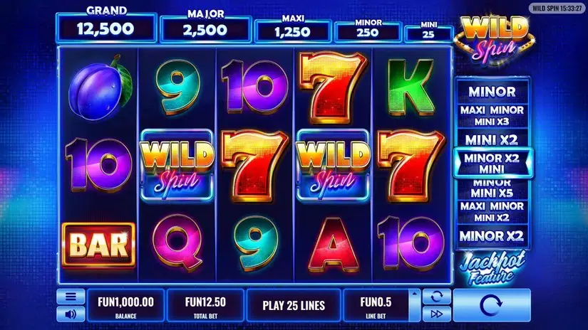 Wild Spin slot screenshot 2