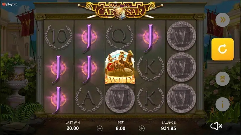 Age of Caesar slot screenshot 4